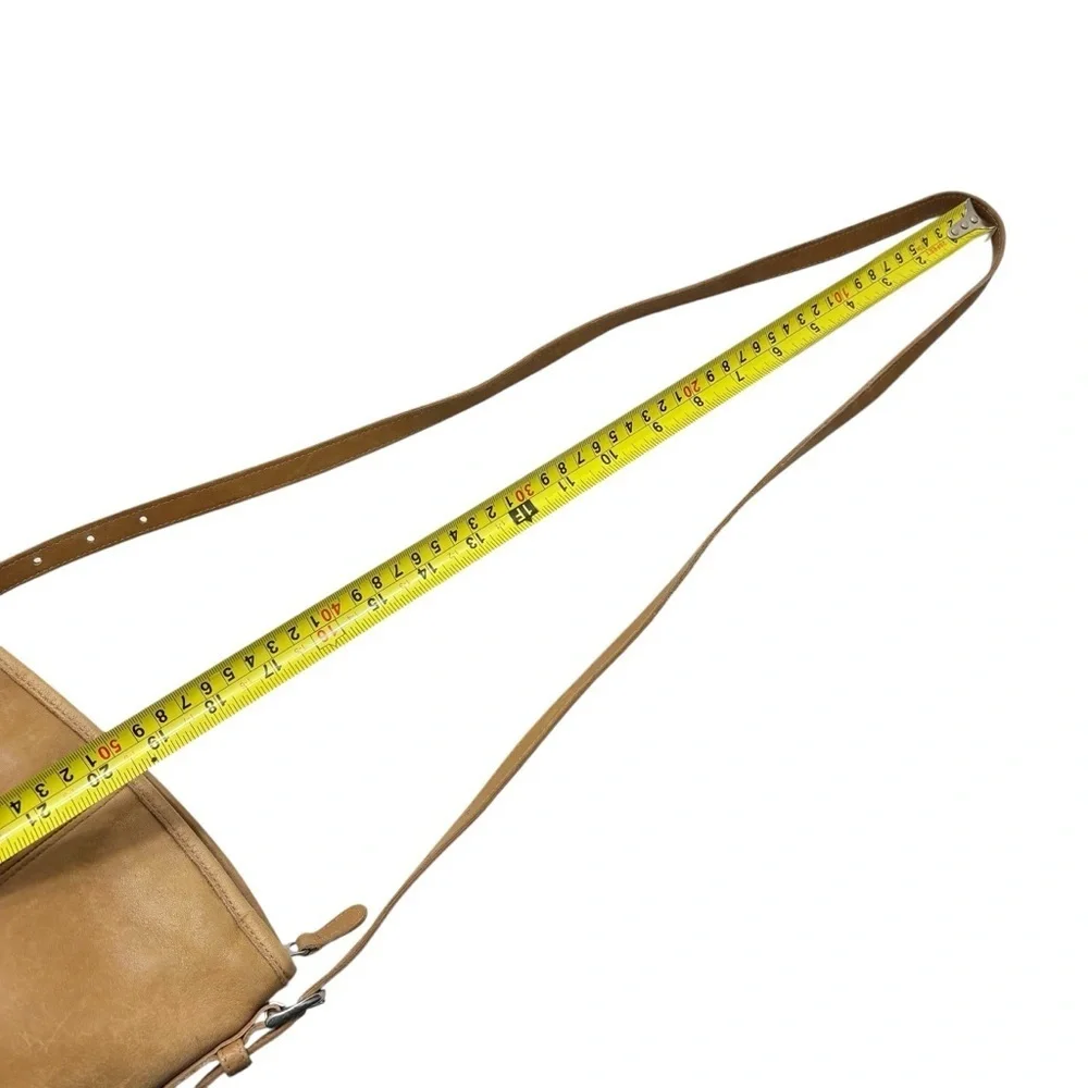 Coach 4107 mini market crossbody bag tan leather